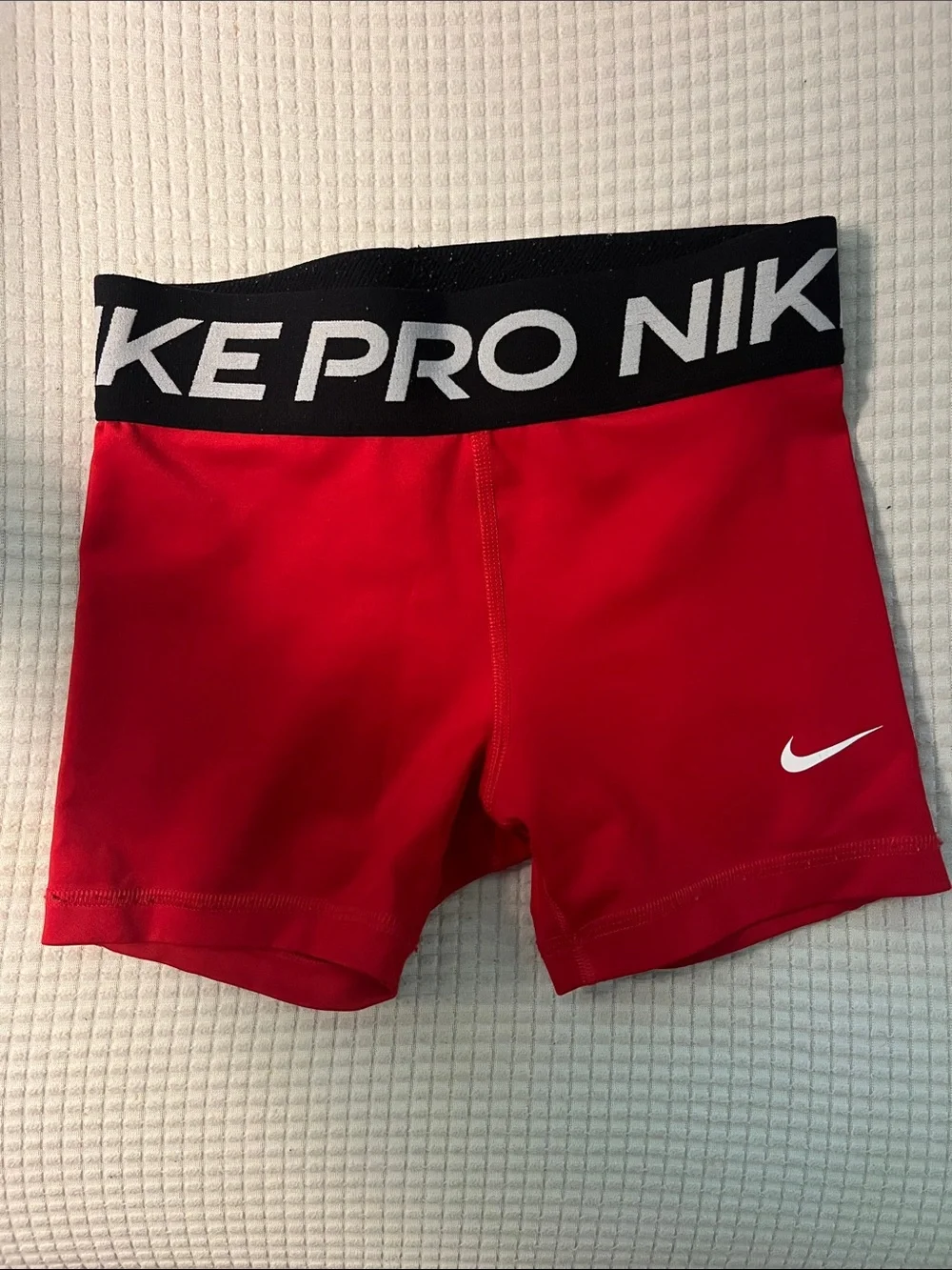 Bright Red youth Nike Pro